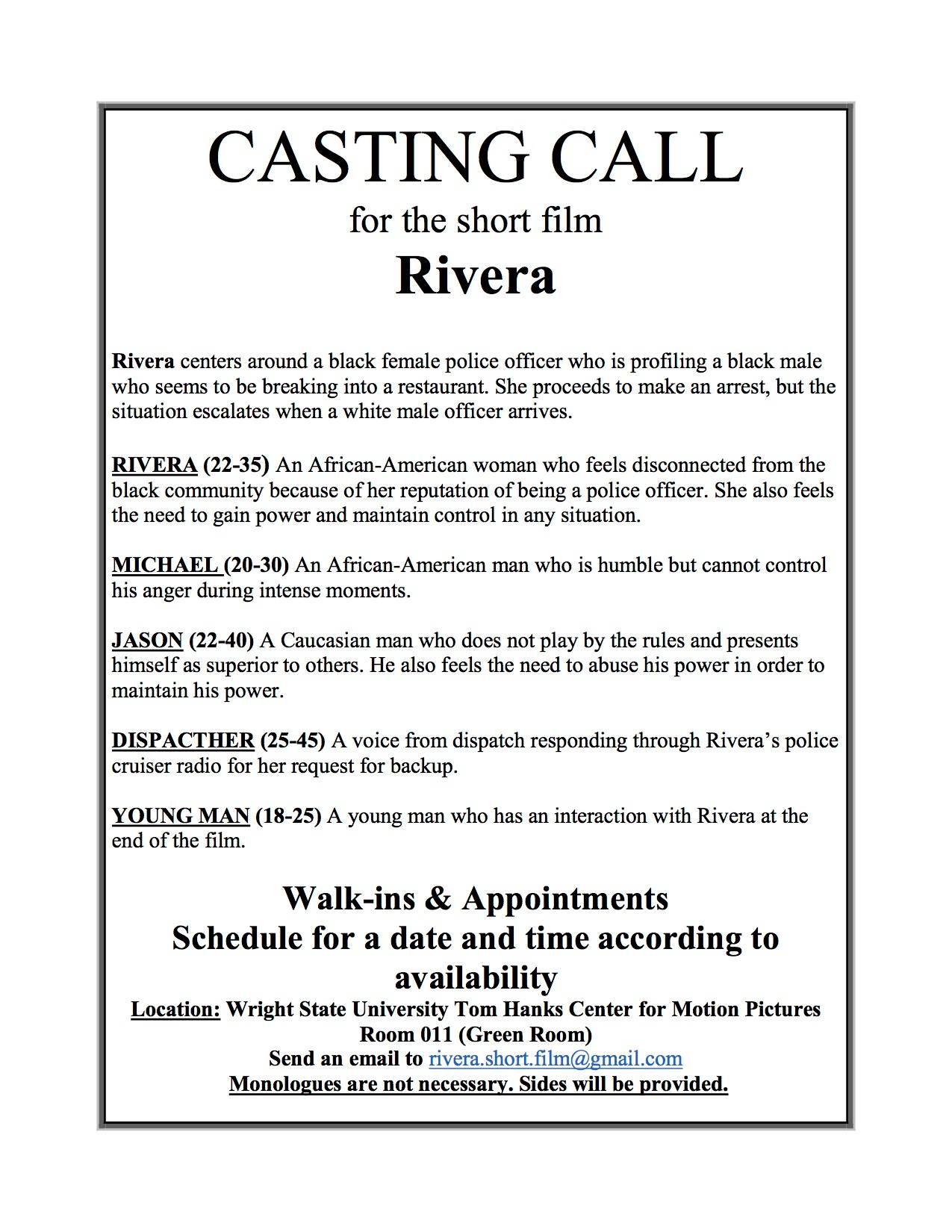 Casting Crew Calls Filmdayton